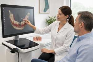 Diagnóstico previo a un implante dental