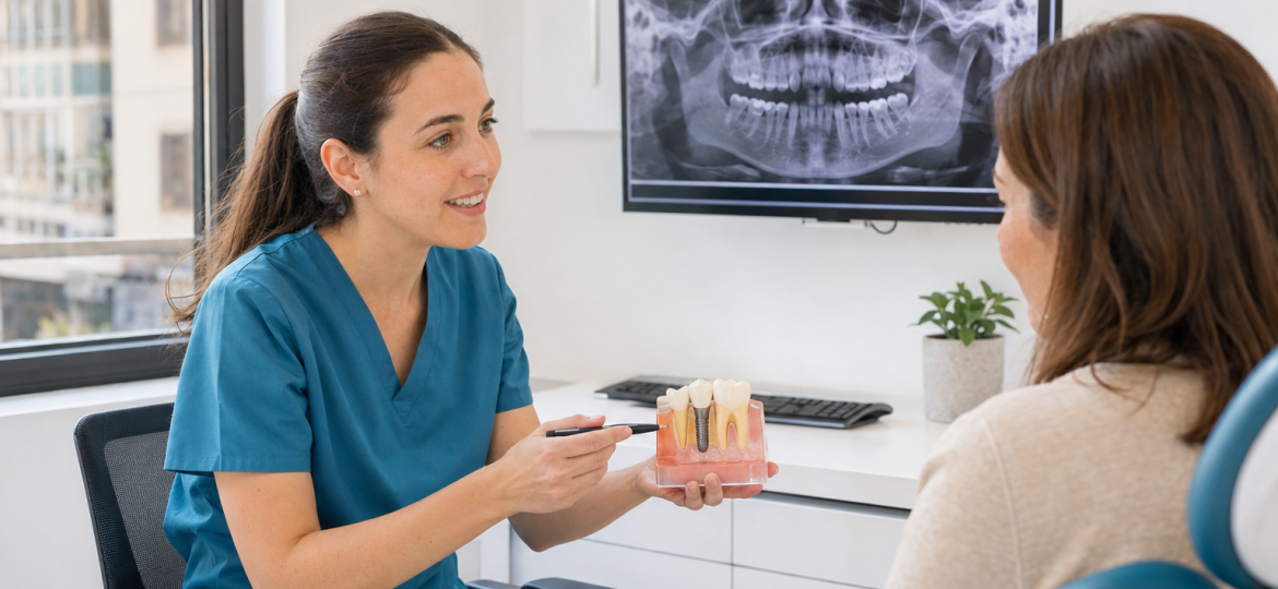 Precio de implante dental en Carabanchel