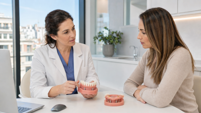 Prótesis fija o sobredentadura sobre implantes