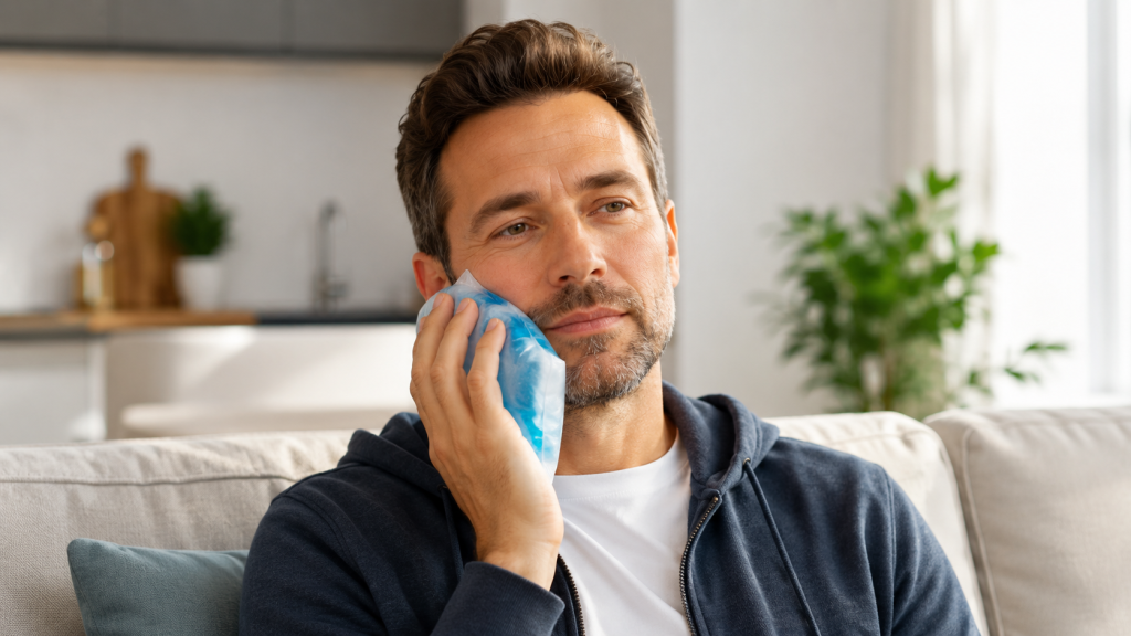 Recuperación después de colocar un implante dental